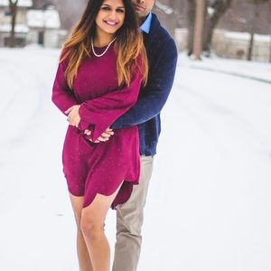 Maroon Dress for Sorority Events & Formal Hangouts